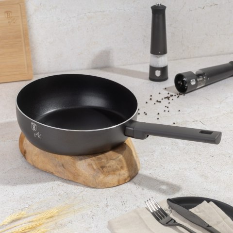 PATELNIA GŁĘBOKA CHEF FLIP Z POWŁOKĄ TYTANOWĄ 26CM BERLINGER HAUS ANTRACIT BH-8119