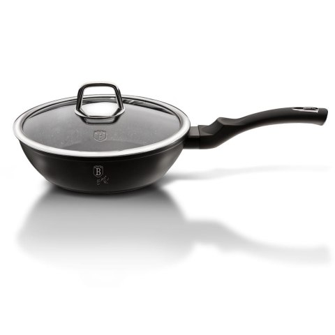 PATELNIA GŁĘBOKA GRANITOWA 24CM BERLINGER HAUS BLACK SILVER BH-1853