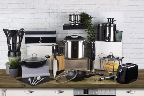 PATELNIA GŁĘBOKA GRANITOWA 24CM BERLINGER HAUS BLACK SILVER BH-1853