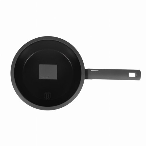 PATELNIA GŁĘBOKA TYTANOWA Z POKRYWKĄ 24CM BERLINGER HAUS ANTRACIT BH-8122