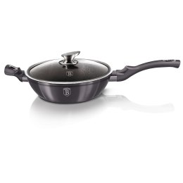 PATELNIA GŁĘBOKA Z POWŁ. GRANITOWĄ 28cm BERLINGER HAUS Carbon Pro BH-6896