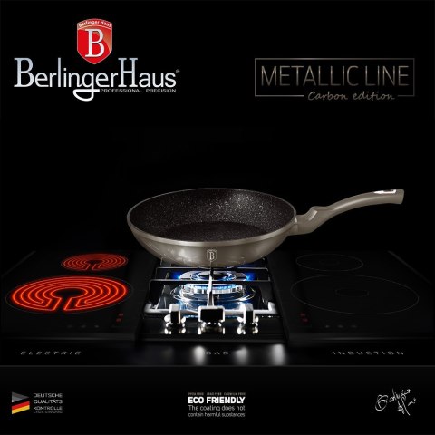 PATELNIA GRANITOWA 20CM BERLINGER HAUS METALLIC LINE CARBON BH-1229-N