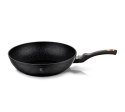 PATELNIA GRANITOWA / WOK 28CM BERLINGER HAUS BLACK ROSE BH-1638-N
