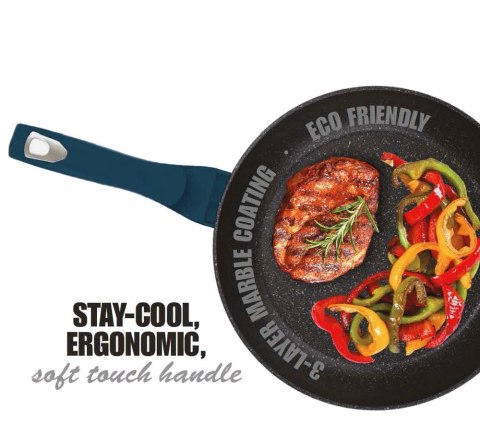 PATELNIA GRANITOWA 24CM BERLINGER HAUS METALLIC AQUAMARINE BH-6793