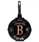 PATELNIA GRANITOWA 24CM WYLEWEKI GŁĘBOKA BERLINGER HAUS BLACK ROSE BH-6184
