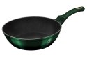 PATELNIA GRANITOWA 24CM Z POKRYWKĄ BERLINGER HAUS METALLIC LINE EMERALD BH-6049