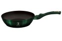 PATELNIA GRANITOWA 24CM Z POKRYWKĄ BERLINGER HAUS METALLIC LINE EMERALD BH-6049