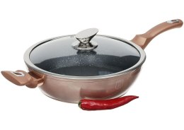 PATELNIA GRANITOWA 28CM BERLINGER HAUS METALLIC LINE ROSEGOLD BH-1518-N