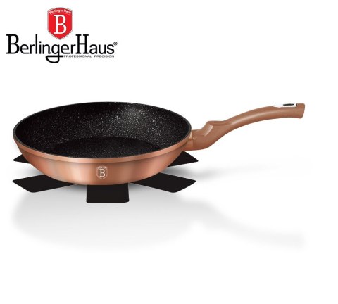 PATELNIA GRANITOWA 30CM BERLINGER HAUS METALLIC ROSE GOLD LINE BH-1511-N