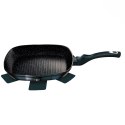 PATELNIA GRANITOWA GRILL 28CM BERLINGER HAUS METALLIC AQUAMARINE BH-1873