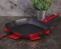 PATELNIA GRANITOWA GRILL 28CM BERLINGER HAUS METALLIC LINE BURGUNDY BH-1271-N
