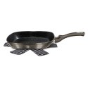 PATELNIA GRANITOWA GRILL 28CM BERLINGER HAUS METALLIC LINE CARBON BH-1249
