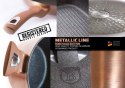 PATELNIA GRANITOWA GRILL 28CM BERLINGER HAUS METALLIC LINE ROSE GOLD BH-1521-N