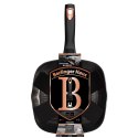PATELNIA GRANITOWA GRILL 28cm ODPINANY UCHWYT BERLINGER HAUS BLACK ROSE BH-1953