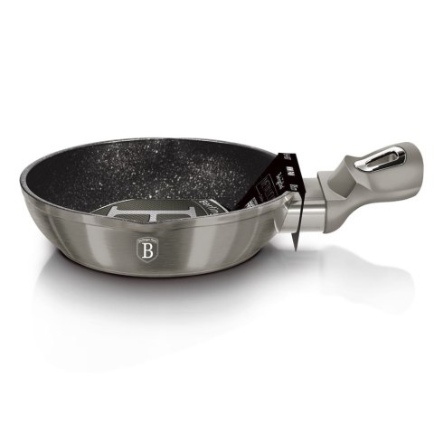 PATELNIA GRANITOWA MINI 16cm BERLINGER HAUS METALLIC LINE CARBON BH-6187