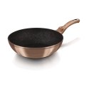 PATELNIA GRANITOWA WOK 30CM BERLINGER HAUS METALLIC LINE ROSE GOLD BH-6171
