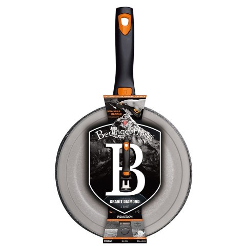 PATELNIA GRANITOWA Z ODPINANĄ RĄCZKĄ 28cm BERLINGER HAUS GRANIT DIAMOND LINE BH-1955