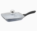 PATELNIA GRILL 28CM MARMUROWO-CERAMICZNA ZILNER STONETEC ZL-7068