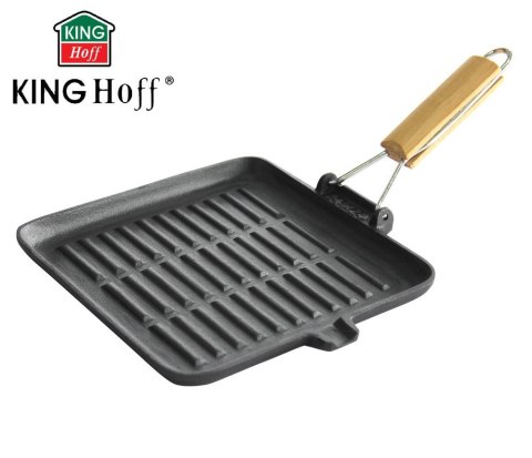 PATELNIA GRILL ŻELIWNA 24cm KiNGHOFF KH-1107