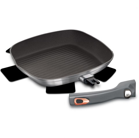 PATELNIA GRILLOWA TYTANOWA 28x28cm BERLINGER HAUS MOONLIGHT BH-6083