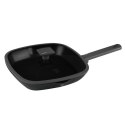 PATELNIA GRILLOWA TYTANOWA Z POKRYWKĄ 28CM BERLINGER HAUS ANTRACIT BH-8127