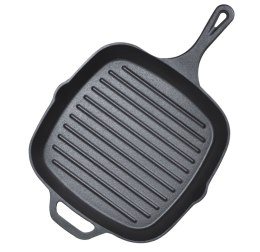 PATELNIA GRILLOWA ŻELIWNA 28x28cm BRUNBESTE BB-2656