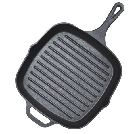 PATELNIA GRILLOWA ŻELIWNA 28x28cm BRUNBESTE BB-2656