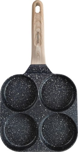 PATELNIA MARMURKOWA 4 W 1 DO NALEŚNIKÓW JAJEK PLACKÓW KLAUSBERG KB-7821 CZARNA