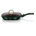 PATELNIA TYTANOWA GRILLOWA 28x28CM BERLINGER HAUS METALLIC LINE EMERALD BH-6051