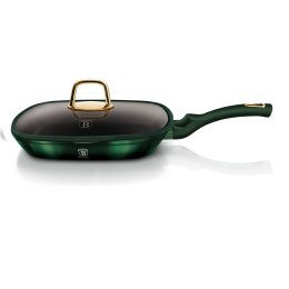 PATELNIA TYTANOWA GRILLOWA 28x28CM BERLINGER HAUS METALLIC LINE EMERALD BH-6051
