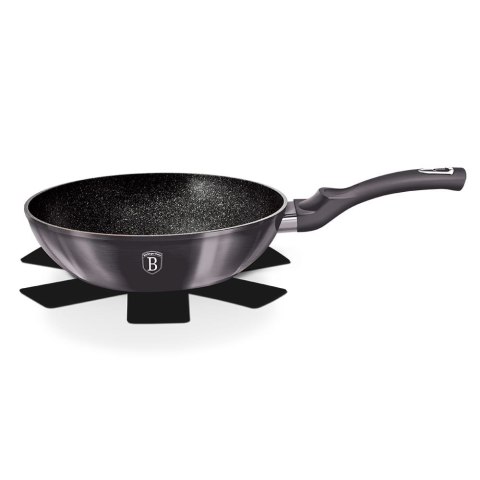 PATELNIA WOK GRANITOWA 28cm BERLINGER HAUS METALLIC LINE CARBON PRO BH-6900