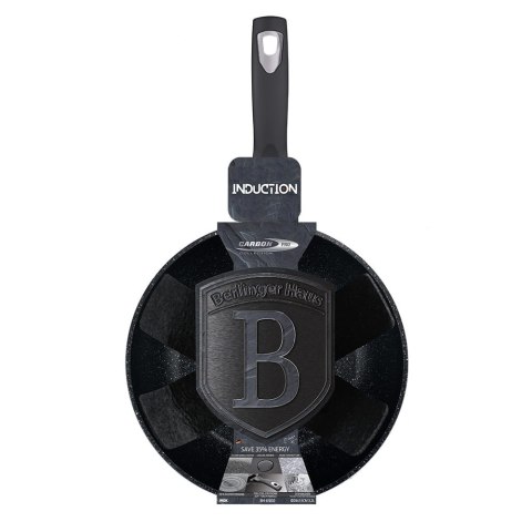 PATELNIA WOK GRANITOWA 28cm BERLINGER HAUS METALLIC LINE CARBON PRO BH-6900