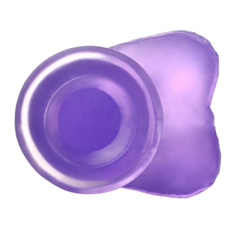 DILDO 7'' JELLY STUDS FIOLETOWE