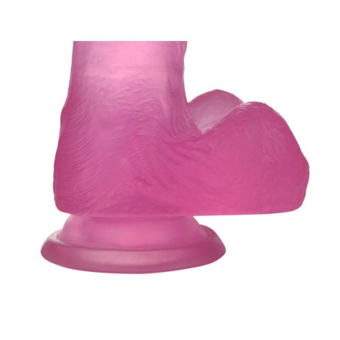DILDO 7'' JELLY STUDS RÓŻOWE