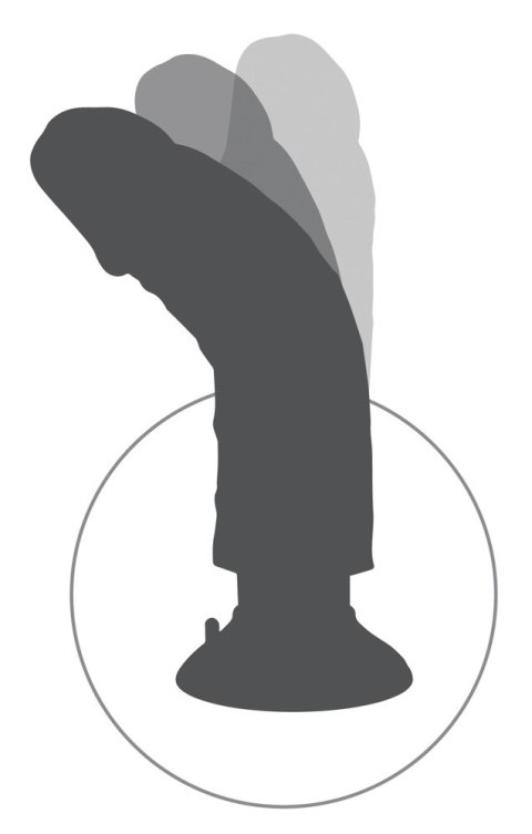 DILDO 8 VIBRATING COCK WITH BALLS