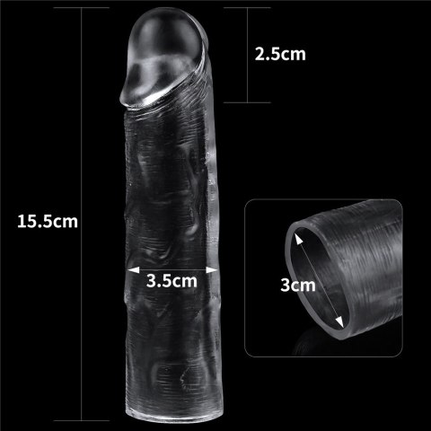 FLAWLESS CLEAR PENIS SLEEVE ADD 1''