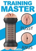 MASTURBATOR DOUBLE SIDE STROKER PUSSY AND ANUS