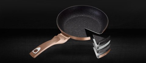 PATELNIA Z POWŁOKĄ GRANITOWĄ 26cm BERLINGER HAUS METALLIC ROSE GOLD BH-1834