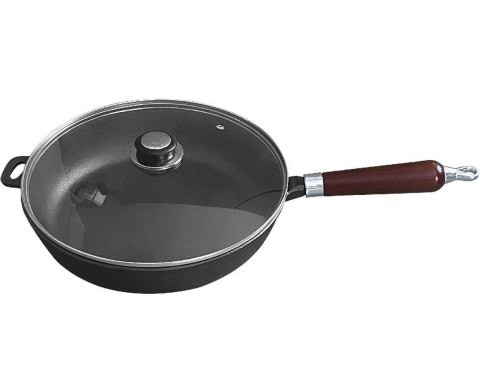 PATELNIA ŻELIWNA 24cm z POKRYWĄ KRISBERG KS-2565