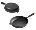 PATELNIA ŻELIWNA 24cm z POKRYWĄ KRISBERG KS-2565