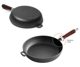 PATELNIA ŻELIWNA 26cm KRISBERG KS-2641