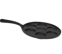 PATELNIA ŻELIWNA DO PLACKÓW RACUCHÓW 24CM KRISBERG KS-2562