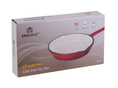 PATELNIA ŻELIWNA EMALIOWANA KiNGHOFF 25cm KH-2262