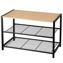 PÓŁKA REGAŁ STOJAK NA BUTY 3-POZIOMOWA 60X30X39CM BRUNBESTE BB-3535