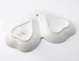 PORCELANOWY PÓŁMISEK / MISKA 2-DZIELNA GRUSZKA MONDEX HTNA6223