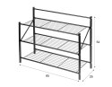 PÓŁKA REGAŁ STOJAK NA BUTY 65 X 25 X 54 CM BRUNBESTE BB-3392