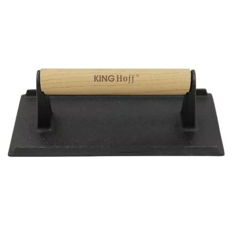 PRASKA ŻELIWNA DO MIĘSA BURGERÓW 21 X 10,8CM KINGHOFF KH-1758