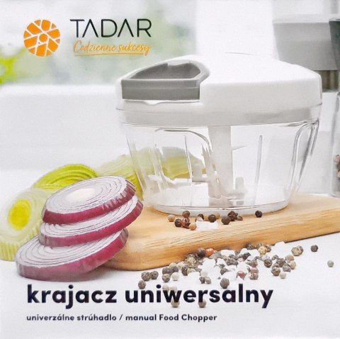 RĘCZNA KRAJALNICA DO WARZYW Z 3 OSTRZAMI Z MECHANIZMEM SZNURKOWYM TADAR TD-3901