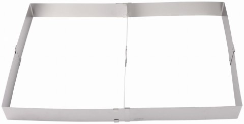 REGULOWANA FORMA DO CIASTA 34-52 X 27-18,5 X 5CM TORTOWNICA RANT CUKIERNICZY KINGHOFF KH-1907