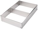 REGULOWANA FORMA DO CIASTA 34-52 X 27-18,5 X 5CM TORTOWNICA RANT CUKIERNICZY KINGHOFF KH-1907